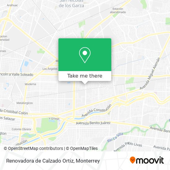 Mapa de Renovadora de Calzado Ortiz