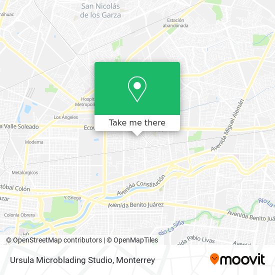Mapa de Ursula Microblading Studio