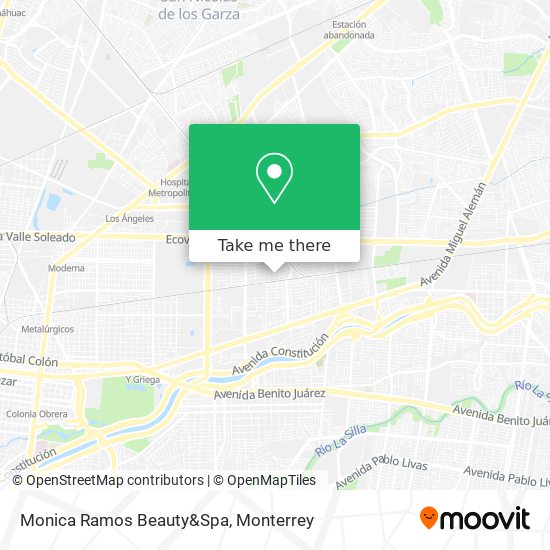 Mapa de Monica Ramos Beauty&Spa