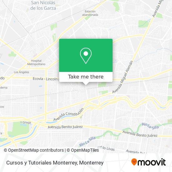 Cursos y Tutoriales Monterrey map