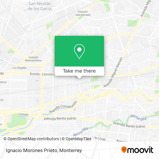 Mapa de Ignacio Morones Prieto