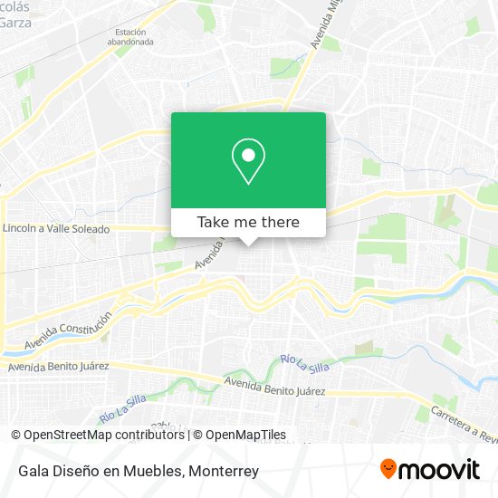 Gala Diseño en Muebles map