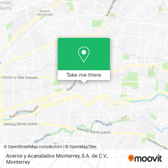 Aceros y Acanalados Monterrey, S.A. de C.V. map