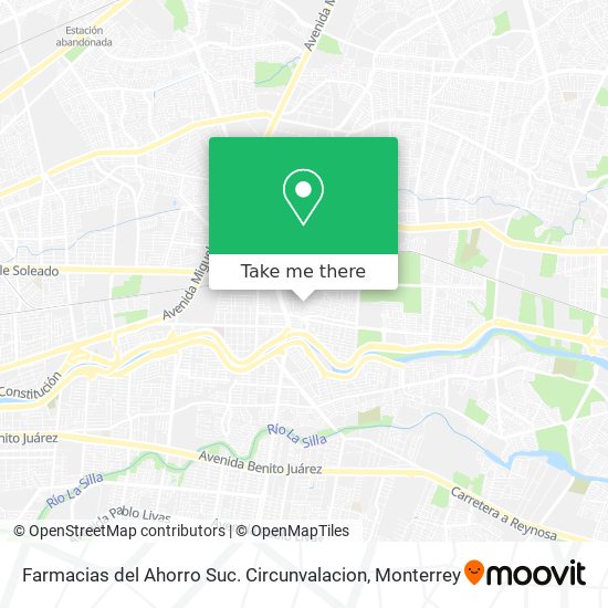 Farmacias del Ahorro Suc. Circunvalacion map