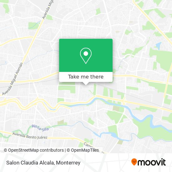 Mapa de Salon Claudia Alcala