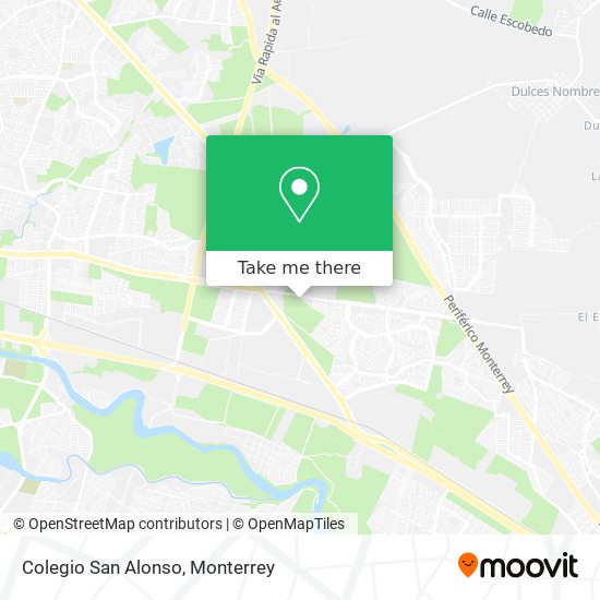Mapa de Colegio San Alonso