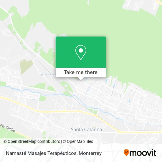 Namasté Masajes Terapéuticos map