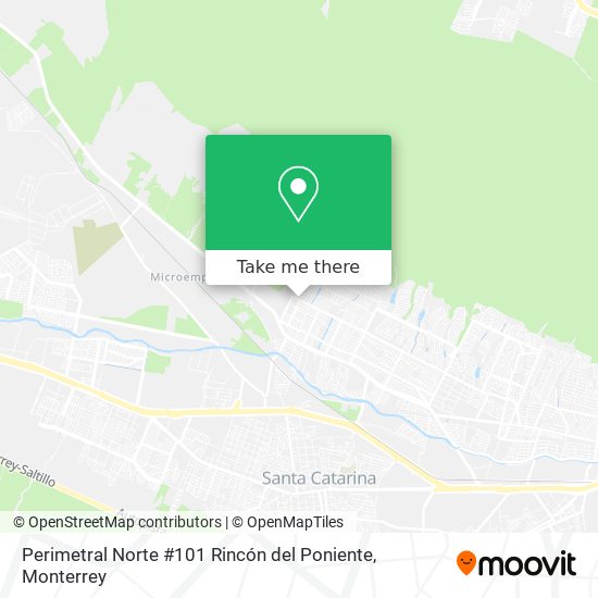 Perimetral Norte #101 Rincón del Poniente map