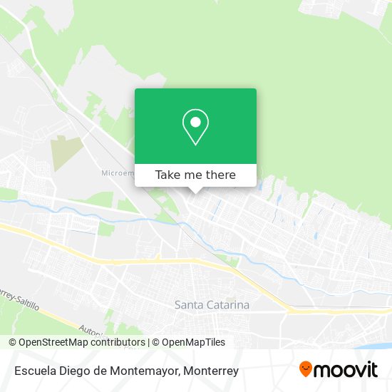 Mapa de Escuela Diego de Montemayor