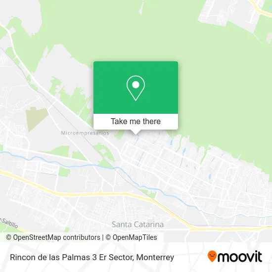 Rincon de las Palmas 3 Er Sector map