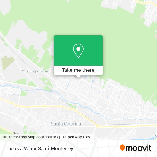 Mapa de Tacos a Vapor Sami