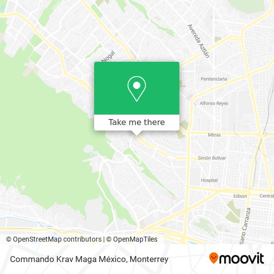 Commando Krav Maga México map