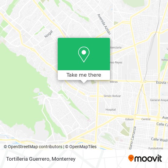 Tortilleria Guerrero map