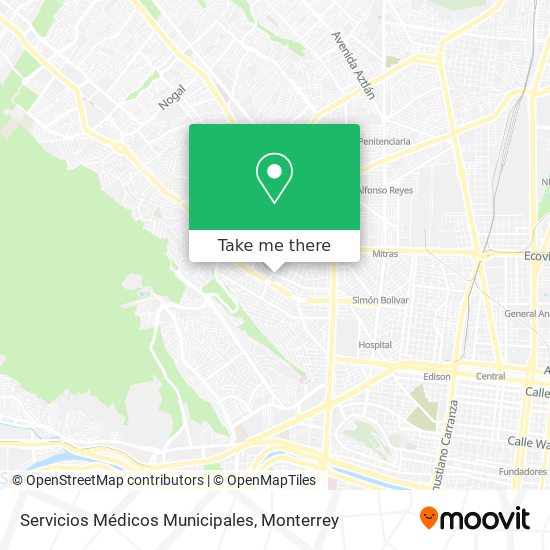 Servicios Médicos Municipales map