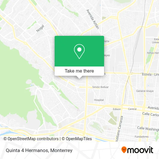 Quinta 4 Hermanos map