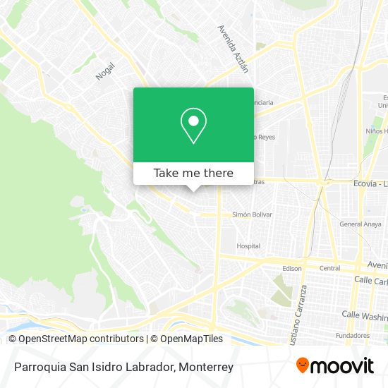 Mapa de Parroquia San Isidro Labrador