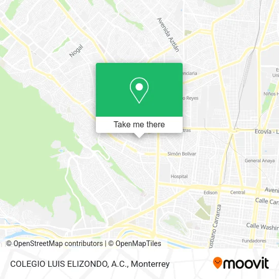 Mapa de COLEGIO LUIS ELIZONDO, A.C.
