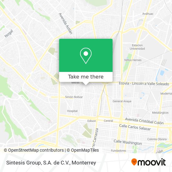 Mapa de Sintesis Group, S.A. de C.V.