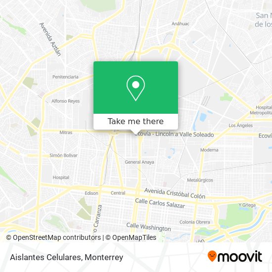 Mapa de Aislantes Celulares