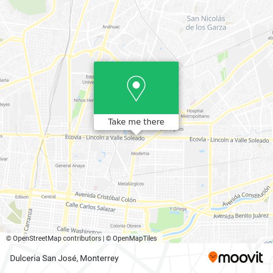 Dulceria San José map