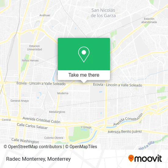 Radec Monterrey map