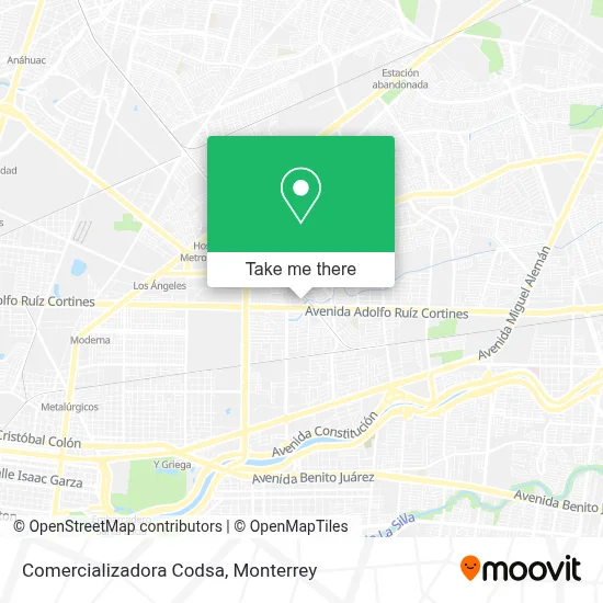 Comercializadora Codsa map