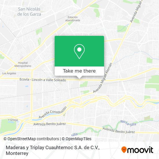 Maderas y Triplay Cuauhtemoc S.A. de C.V. map