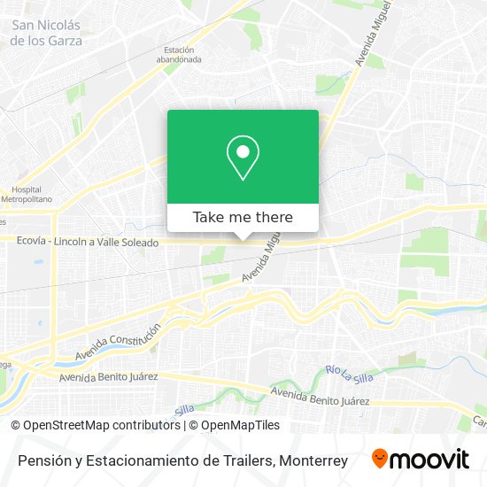 Mapa de Pensión y Estacionamiento de Trailers