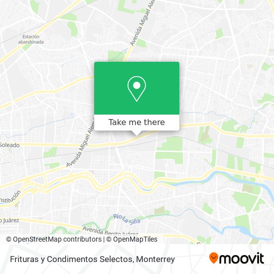Frituras y Condimentos Selectos map
