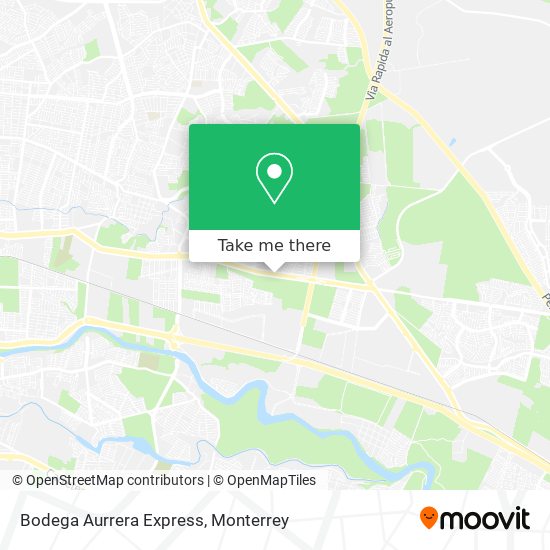 Bodega Aurrera Express map