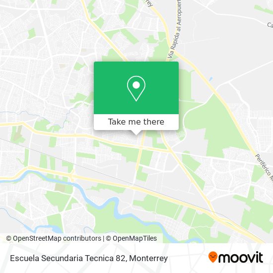 Escuela Secundaria Tecnica 82 map