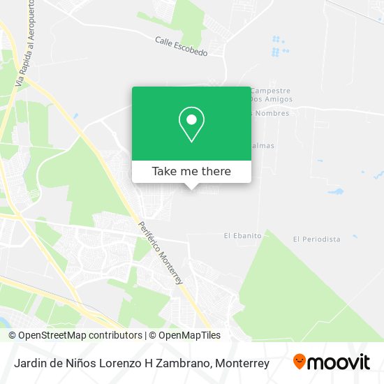 Jardin de Niños Lorenzo H Zambrano map