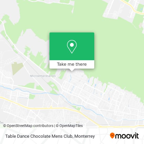 Table Dance Chocolate Mens Club map