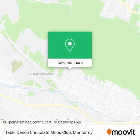 Table Dance Chocolate Mens Club map