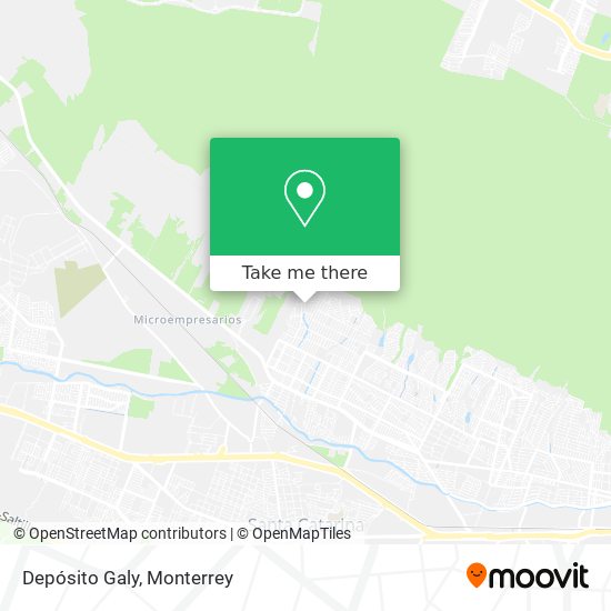 Mapa de Depósito Galy