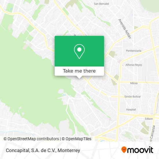 Concapital, S.A. de C.V. map