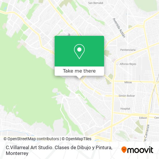 C.Villarreal Art Studio. Clases de Dibujo y Pintura map