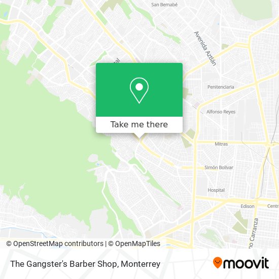 The Gangster's Barber Shop map