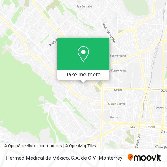 Hermed Medical de México, S.A. de C.V. map