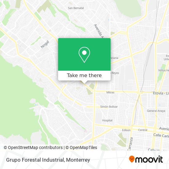 Grupo Forestal Industrial map