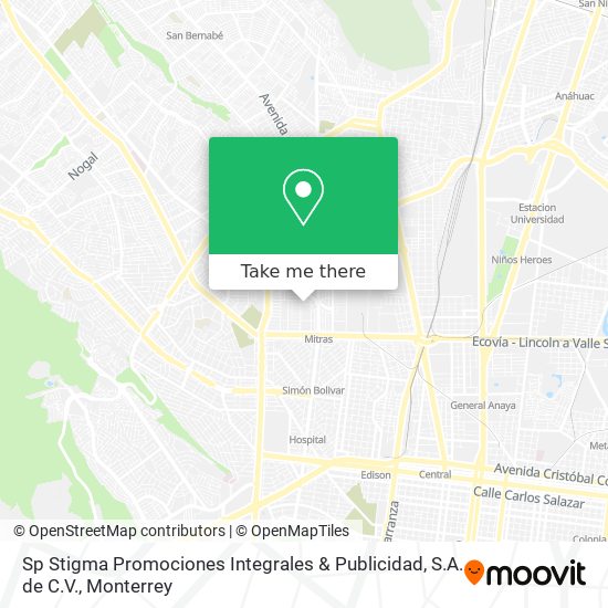 Sp Stigma Promociones Integrales & Publicidad, S.A. de C.V. map