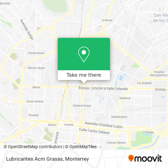 Mapa de Lubricantes Acm Grasas