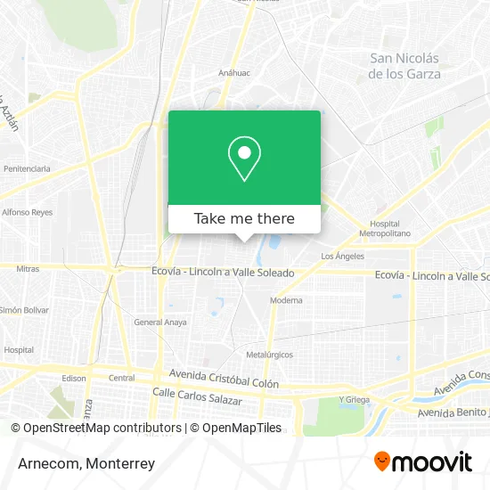 Arnecom map