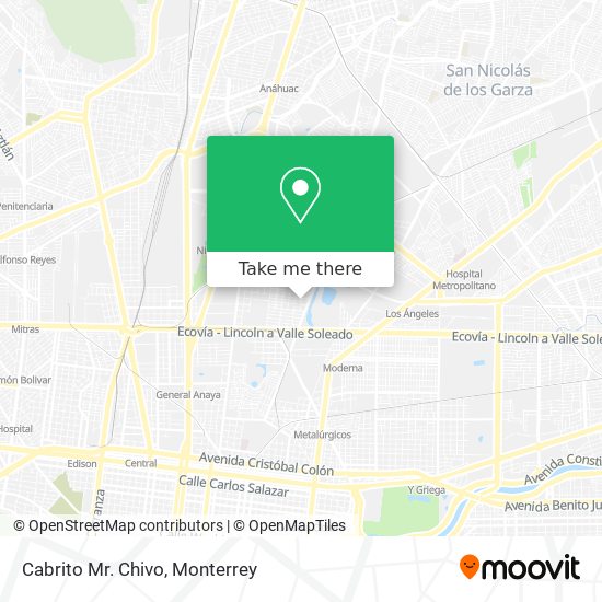 Mapa de Cabrito Mr. Chivo