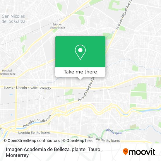 Imagen Academia de Belleza, plantel Tauro. map