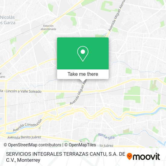 SERVICIOS INTEGRALES TERRAZAS CANTU, S.A. DE C.V. map