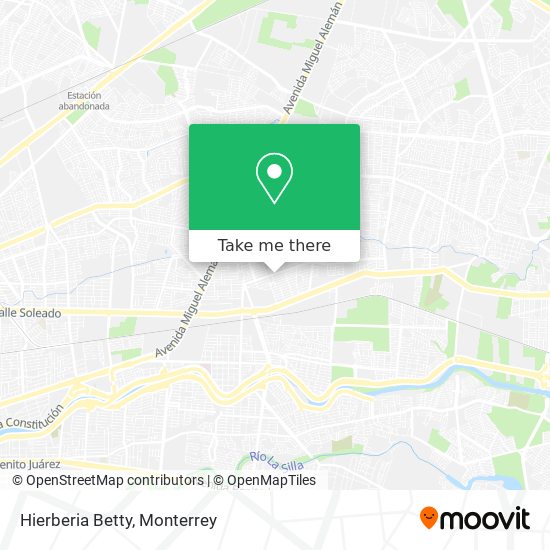 Mapa de Hierberia Betty