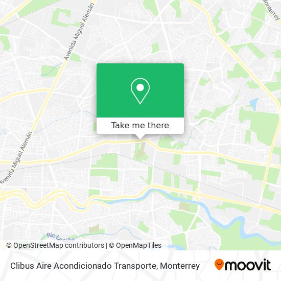 Mapa de Clibus Aire Acondicionado Transporte