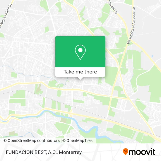 FUNDACION BEST, A.C. map