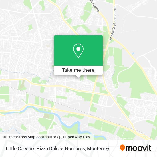 Mapa de Little Caesars Pizza Dulces Nombres